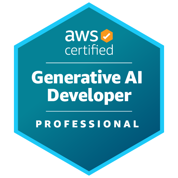 AWS Certified Generative AI Developer - Professional logo